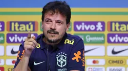 Fernando Diniz técnico da Seleção Brasileira durante coletiva. Foto: Wagner Meier/Getty Images