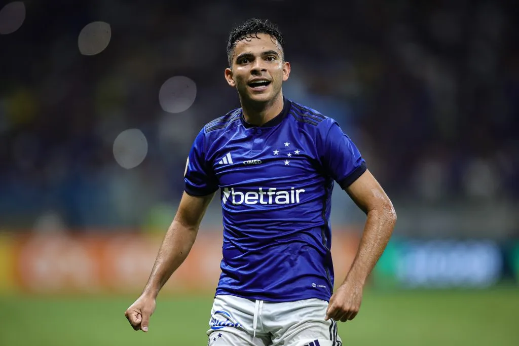 Bruno Rodrigues, atacante do Cruzeiro, despertou o interesse do Grêmio – Foto: Gilson Lobo/AGIF