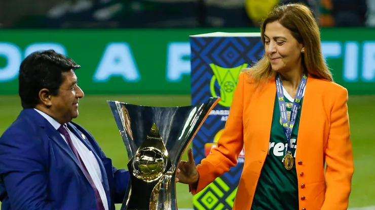 Leila Pereira vai tentar conseguir na CBF liberação do Allianz para reta final do Brasileiro - Foto: Ricardo Moreira/Getty Images