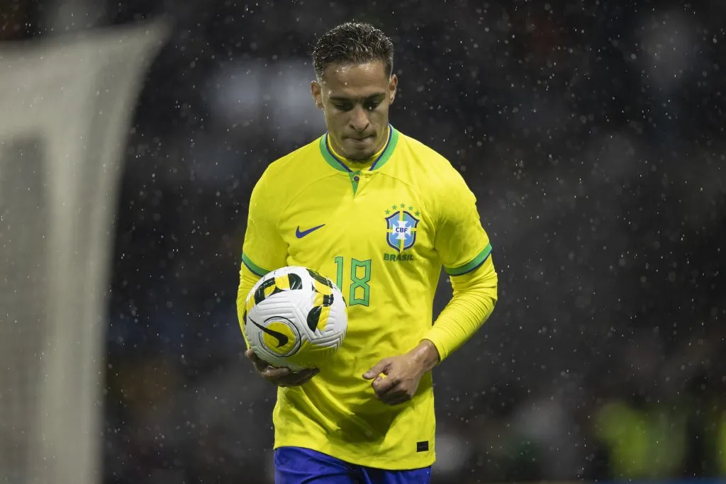 Foto: Lucas Figueiredo/CBF – Antony foi especulado no Fla