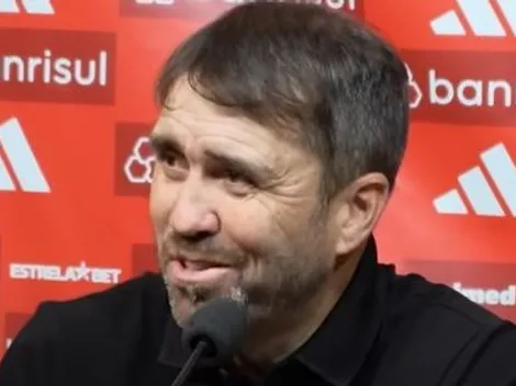 Coudet banca o debochado e aproveita para alfinetar elenco do Inter