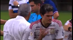 Reprodução - Pedro teve momento inusitado com Tite