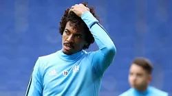 Luiz Gustavo em treino pelo Olympique de Marseille. Foto: Maja Hitij/Getty Images.
