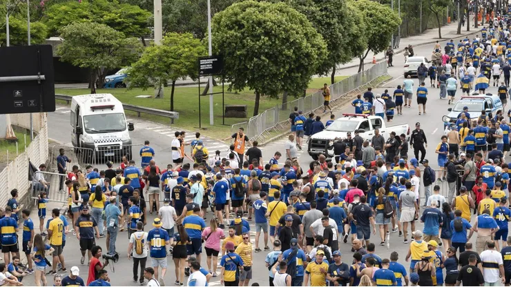 Torcida do Fluminense e Boca aprontam antes da final - Foto: Jorge Rodrigues/AGIF