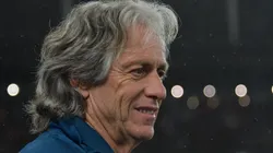 Jorge Jesus, ex-técnico do Flamengo durante partida contra o Fluminense no Maracanã pelo campeonato Carioca 2020. Foto: Thiago Ribeiro/AGIF