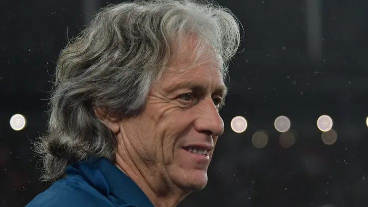Jorge Jesus, ex-técnico do Flamengo durante partida contra o Fluminense no Maracanã pelo campeonato Carioca 2020. Foto: Thiago Ribeiro/AGIF
