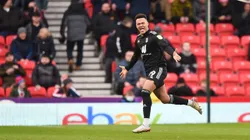Rodrigo Muniz, jogador do Fulham, comemorando após marcar um gol contra o Stoke City - Nathan Stirk/Getty Images