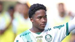 Endrick jogador do Palmeiras em partida pelo Brasileiro. Foto: Gilson Lobo/AGIF