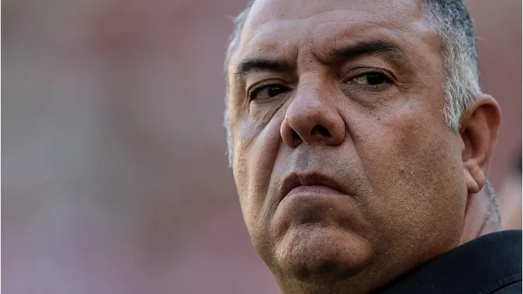 Foto: Thiago Ribeiro/AGIF - O vice-presidente Marcos Braz em partida do Flamengo no Campeonato Brasileiro