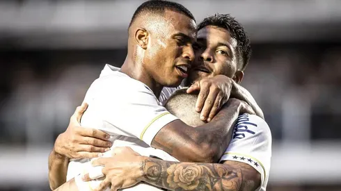 Marcos Leonardo e Jean Lucas devem sair da Vila Belmiro. Foto: Flickr Oficial Santos FC