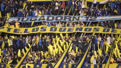 Torcida do Boca Juniors em jogo em jogo na Bombonera. Chegada no Rio deu conflito - Foto: Pedro Vale/AGIF