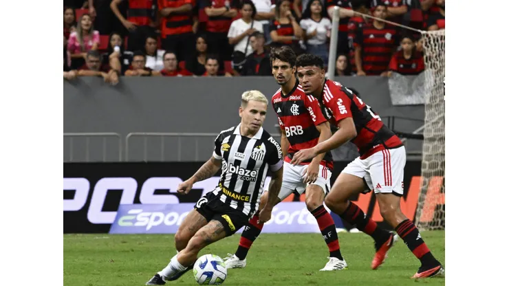 Atuações: Soteldo vai bem e é destaque da GRANDE vitória do Santos - Mateus Bonomi/AGIF