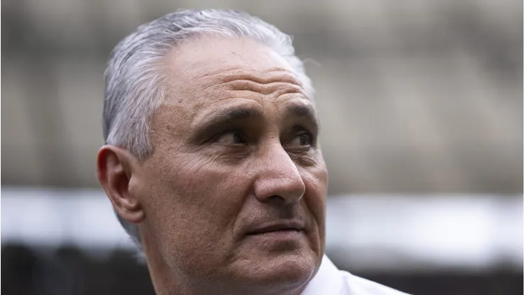 Tite falou sobre a derrota do Flamengo Foto: Jorge Rodrigues/AGIF