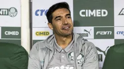 Abel completou três anos no comando do Palmeiras e conquistou a torcida. Foto: Abner Dourado/AGIF