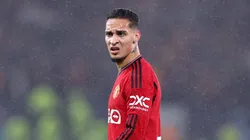 Antony partiu para cima de Doku após dribles de Doku. paciência