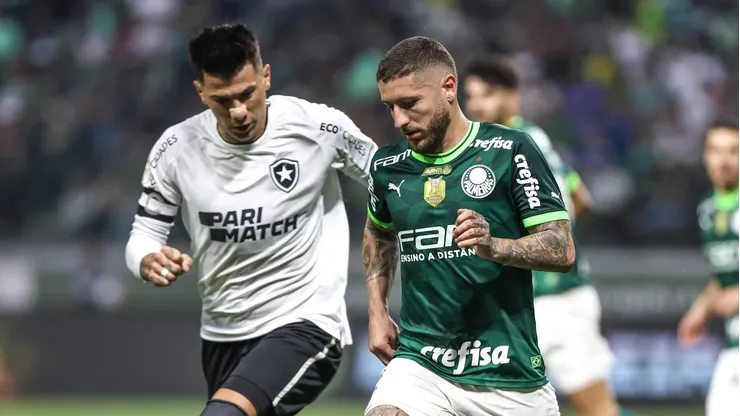 O líder Botafogo e o vice-líder Palmeiras se enfrentam em jogo decisivo, às 21h30, no estádio Nílton Santos, no Rio de Janeiro, pela 31ª rodada do Campeonato BRASILEIRO A 2023. Foto: Marcello Zambrana/AGIF