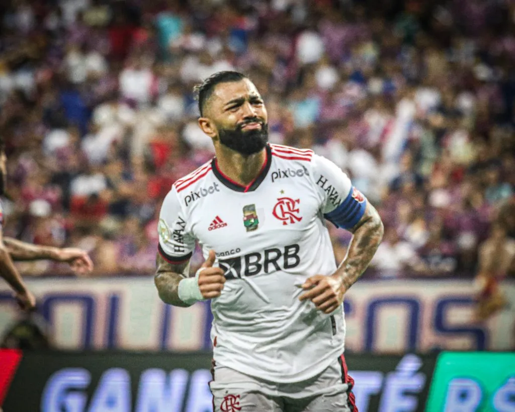 Gabigol jogador do Flamengo pelo campeonato Brasileiro A 2022. Foto: Lucas Emanuel/AGIF