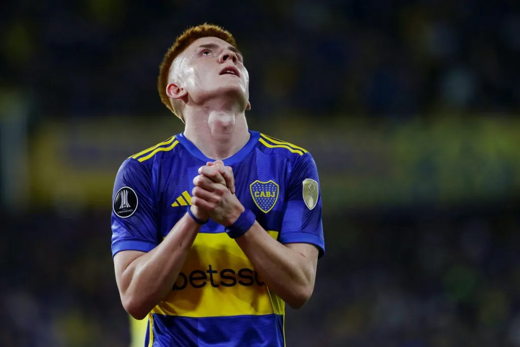 Valentín Barco do Boca Juniors durante a Libertadores 2023 – Foto: Daniel Jayo/Getty Images