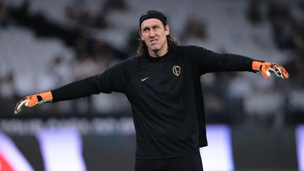  Cássio jogador do Corinthians durante aquecimento Ettore Chiereguini/AGIF