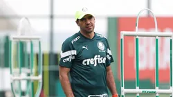 Abel Ferreira durante treinamento, na Academia de Futebol. Foto: Cesar Greco/Palmeiras