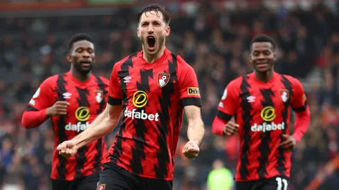 Matías Viña nos tempos de Bournemouth. Foto: Bryn Lennon/Getty Images