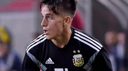 Franco Cervi em ação pela Argentina - Foto: Harry How/Getty Images