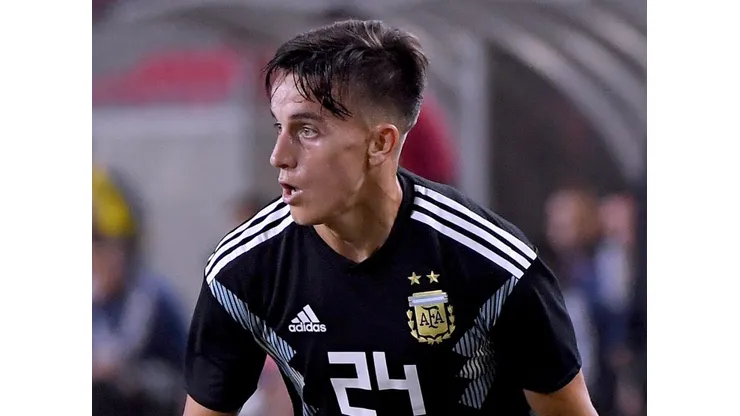 Franco Cervi em ação pela Argentina - Foto: Harry How/Getty Images