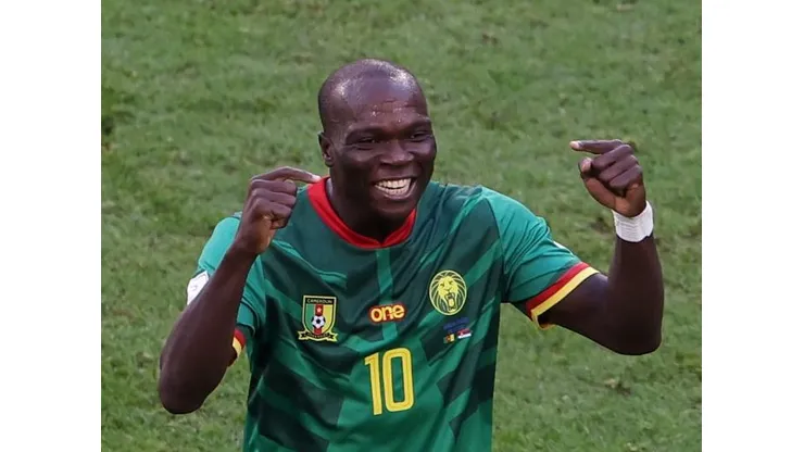 Aboubakar pela Seleção de Camarões, pela Copa do Mundo - Foto: Francois Nel/Getty Images