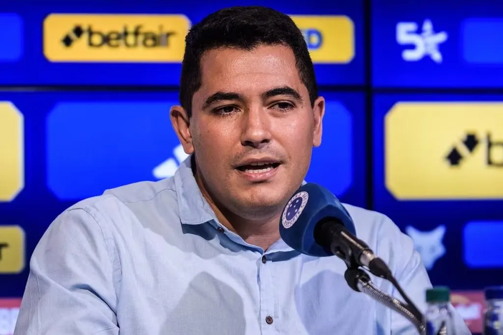 Pedro Martins, diretor de futebol do Cruzeiro. Foto: Gustavo Aleixo / Cruzeiro