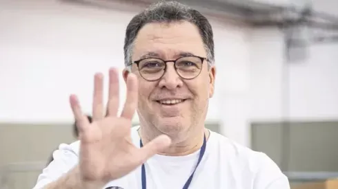 Foto: Raul Baretta/Santos FC - Marcelo Teixeira, novo presidente do Santos, anuncia reforço