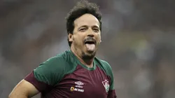 Fernando Diniz tecnico do Fluminense comemora titulo apos a partida contra o Boca Juniors no estadio Maracana pelo campeonato Libertadores 2023. Jorge Rodrigues/AGIF