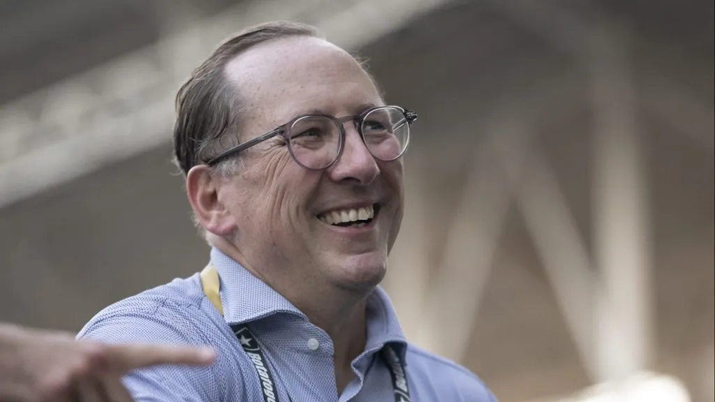 John Textor dono da Saf do Botafogo antes da partida contra o Cruzeiro