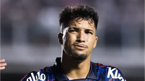 Foto: Abner Dourado/AGIF - Marcos Leonardo, atacante do Santos