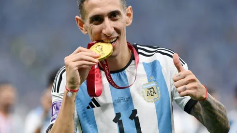 Di María, campeão do Mundo pela Seleção Argentina – Foto: Dan Mullan/Getty Images