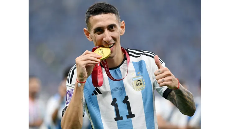 Di María, campeão do Mundo pela Seleção Argentina – Foto: Dan Mullan/Getty Images