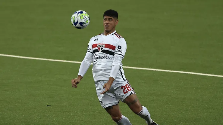 Independiente de olho em Alan Franco. Photo by Buda Mendes/Getty Images