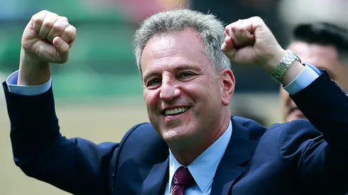 Foto: Daniel Apuy/Getty Images - Rodolfo Landim acertou contrato histórico para o Flamengo