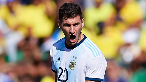 Foto: Quality Sport Images/Getty Images - Lucas Alario pela Seleção Argentina, em 2019