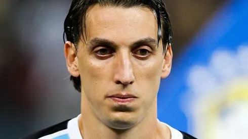 Foto: Alexandre Schneider/Getty Images - Geromel em partida pelo Grêmio, no Campeonato Brasileiro de 2018