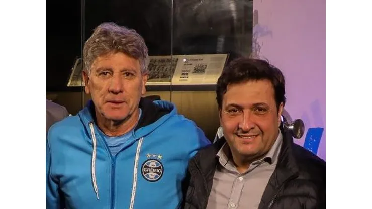 Alberto Guerra e Renato Gaúcho - Foto: Guilherme Testa/Grêmio FBPA