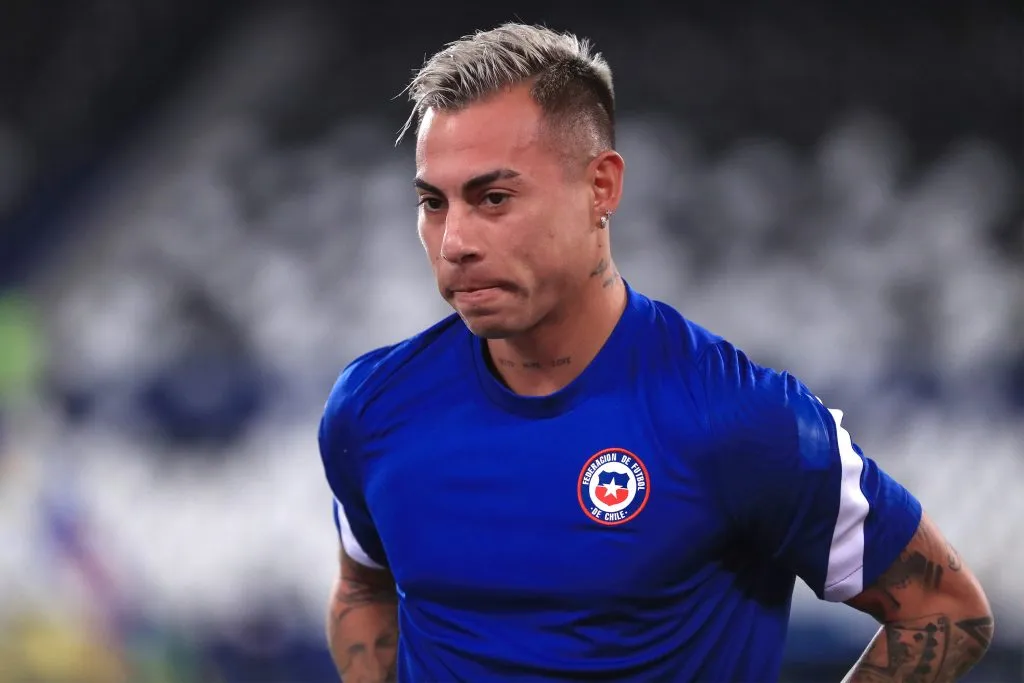Vargas com a camisa do Chile. (Photo by Buda Mendes/Getty Images)