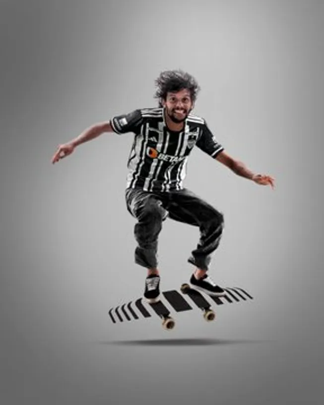 Gustavo Scarpa. Foto: Reprodução e Divulgação Atlético Mineiro (@atletico)