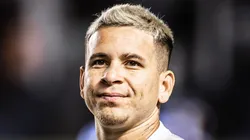 Soteldo foi emprestado por um ano ao Grêmio. Foto: Raul Baretta/ Santos FC.