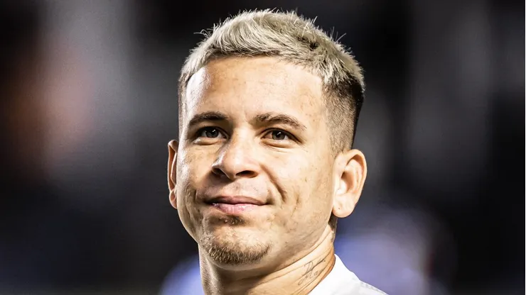 Soteldo foi emprestado por um ano ao Grêmio. Foto: Raul Baretta/ Santos FC.