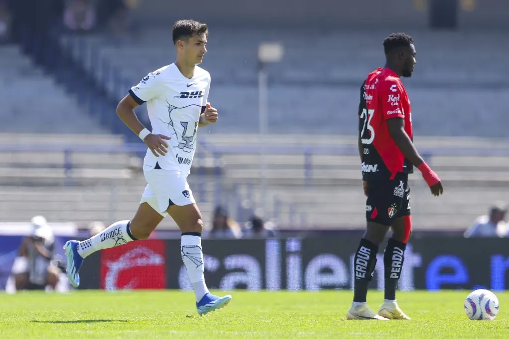 Juan Ignacio duante jogo pelo Campeonato Mexicano. (Photo by Agustin Cuevas/Getty Images)