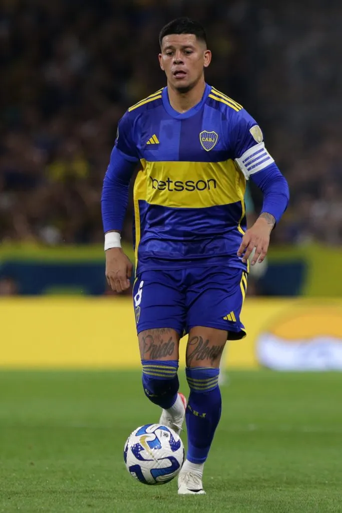 Marcos Rojo em ação pelo Boca Juniors na Libertadores – Foto: Daniel Jayo/Getty Images