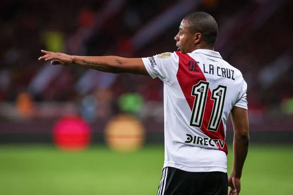 De La Cruz na época que atuava no River Plate. Foto: Maxi Franzoi/AGIF