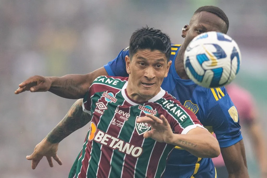 German Cano em ação na final da Libertadores 2023. Foto: Liamara Polli/AGIF
