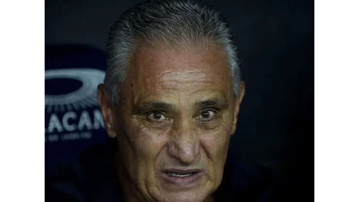 Tite, técnico do Flamengo, durante partida contra o Atletico-MG no estadio Maracana pelo campeonato Brasileiro A 2023. Foto: Alexandre Loureiro/AGIF