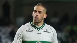 Slimani marcou muitos gols na Série A. Foto: Robson Mafra/AGIF